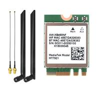 Agwuoetr MT7921 WIFI6 2.4G 5G Gigabit Network Card Desktop Computer Laptop Built-in Wireless Network Card with External Antenna