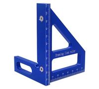 Agwuoetr Multi-Angle Measuring Ruler 3D, High Accuracy Woodworking Square Protractor Accurate Tool for Engineers and Carpenters, Model Code 003B