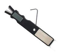 Agwuoetr Multi Function Ice Skates Blade Sharpener Tool Hockey Skate Sharpener with Ice Skate Sharpening Stone