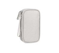 Agwuoetr Multifunctional Double Layer Digital Bag Waterproof USB Data Line Charger Plug Organizador For Travel Electronic Organizer Grey