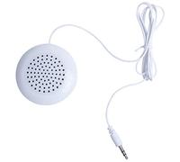 Agwuoetr New 3.5mm Portable Mini Speaker Pad for MP3 MP4 CD Phone White