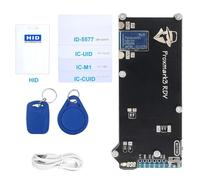 Agwuoetr NFC 125KHz 13.56MHz Reader Writer Duplicator RFID Proxmark3 RDV2 512k Memory PM3 DEV Encoder Develop Suit Kits
