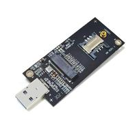 Agwuoetr NGFF Key-B to USB 3.0 Adapter Card with SIM Slot WWan Module to USB with Antenna Supports 3G/4G/5G Network Card