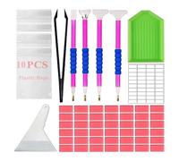 Agwuoetr Painting Spare Parts Accessories Art Tool- Glue Clay-DIY Embroidery Wax Kit- Dot Pen for Craft