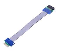 Agwuoetr PCI-Express PCI-E 1X Riser Card Flex Extender Extension Cable for PC