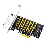 Agwuoetr PCIE 4.0 To M2/M.2 Adapter SATA M.2 SSD PCIE Adapter NVME/M2 PCIE Adapter SSD M2 To SATA PCI-E Card M Key +B Key