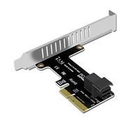 Agwuoetr Pcie to SFF 8643 4X/8X Adapter Card Plastic Pcie Expansion Riser Card Pcie Expansion Riser Card U.2 Port Card for Nvme SSD Converter Hard Disk Expansion Card for Desktop