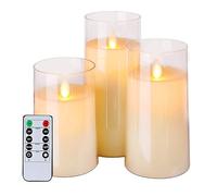 Agwuoetr Plastic Cover One-Piece Simulation Wedding Bar Decoration Birthday Remote Control LED Electronic Candle Light Easy Install Easy to Use Set A