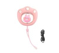 Agwuoetr Portable Hand Warmer 2400Mah USB Charge Power Bank Rechargeable Mini Hand Warmer for Winter Outdoor Hiking Pink