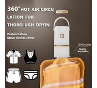 Agwuoetr Portable Mini Clothes Dryer for Light Garments - Simple Operation with UK Plug, Ideal for Travel
