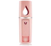 Agwuoetr Portable Nano Mister Mini Steamer Atomization Eyelash Extensions with Mirror Pink