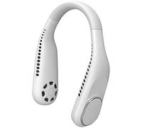 Agwuoetr Portable Neck Fan 4000MAh Rechargeable Bladeless Hanging Neck Fan 3 Speeds Adjustment 360°Cooling Wearable Flexible Fan