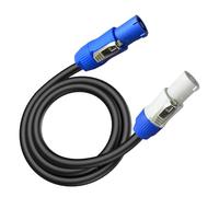 Agwuoetr Power Cable 3 Pin for LED Screen Beam Moving Head Stage Light Stable Connection Stage Light Accessories