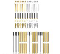 Agwuoetr Premium for Woodturning Pen Kits 10 Pack Slimline Twist Pen Kit Lathe Turning Supplies for DIY Projects