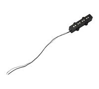 Agwuoetr Pro Electric Open Type Noiseless Bridge Pickup For 4 String Style,Black 92x18.3Mm