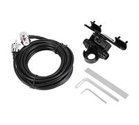 Agwuoetr RB-400 Car Antenna Mount Bracket + 5M PL259 Connector Extend Cable Feeder Cable for Mobile Radio TH-9800-218 KT8900