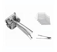 Agwuoetr Real Stainless Steel Citrus Juicer Manual Squeeze Juice Hand Heavy Duty Extractor Maker Orange