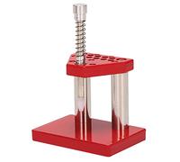 Agwuoetr Red Watch Tool Hand Plunger Puller Remover Hand Set Fitter Solid Alloy Steel Watch Repair Tool Kit with 10 Plastic Dies