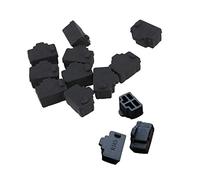 Agwuoetr RJ45 Dust Plug Black Ethernet Hub Port RJ45 Anti Dust Cover Cap Protector Plug for RJ45 Female Port