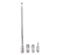 Agwuoetr Rod Antenna 3.5mm Adapter FM Radio Antenna Replacement Telescopic Screw F Type Male Plug Connector AV Stereo Receiver