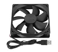 Agwuoetr Router Cooling Fan,Diy Pc Cooler Tv Box Wireless Cooling Silent Quiet Dc 5V USB Power 120mm Fan(Standard Edition)