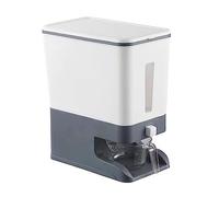 Agwuoetr Sealed Grain Container Storage Household Cereal Rice Box Dispenser Bucket Rice Cans 10KG-A