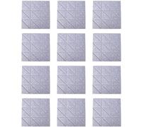 Agwuoetr Self-Adhesive Acoustic Panels, 12Pcs 12X12X0.4Inch Sound Absorbing Panels, Decorative Soundproof Wall Panels D