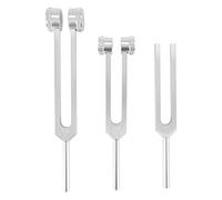 Agwuoetr Set of 3 pcs Aluminum Sensory Tuning Forks C 128 256 512
