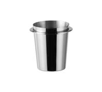 Agwuoetr Silver 58mm Coffee Dosing Cup Stainless Steel Coffee Cup Transport Cup Stainless Steel Universal Powder Collector Easy Install Easy to Use