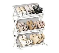 Agwuoetr Simple Household Multi-Layer Space-Saving Storage Folding Shoe Rack Multifunctional Storage Shoe Box Shoes