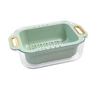 Agwuoetr Sink Strainer Extendable Sink Strainer Basket Wash Vegetables And Fruits,Kitchen Strainer Colanders Green