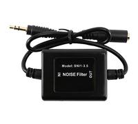 Agwuoetr SNI-1/3.5 Noise Filter ripple mass filter insulator 3.5mm Black