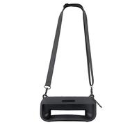 Agwuoetr Soft Silicone Case Cover for SoundLink Flex Bluetooth Portable Speaker with Shoulder Strap and Carabiner,Black