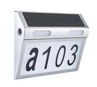 Agwuoetr Solar House Number Light Door Numbers LED Lights Door Numbers Light Outdoor With IP65 Waterproof Material With 3 Lighting Modes