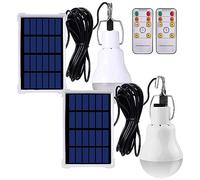 Agwuoetr Solar Light Bulbs Rechargeable Indoor/Outdoor For Camping Emergency Power Outage With Remote Control