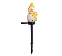 Agwuoetr Solar Lights Christmas Solar Powered LED Light Decor Outdoor Garden Stake Lamps Xmas Yellow