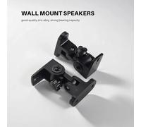 Agwuoetr Speaker Wall Mount Bracket, Zinc Alloy Universal Surround Sound Wall Holder Stand(2 PCS)