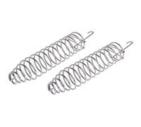 Agwuoetr Spiral Birds Feeder, Treat Fruit Holder for Parrot - Stainless Steel
