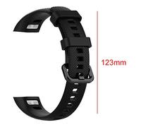 Agwuoetr Sport WatchBand Strap for 4 Watch Band Soft Silicone Replacement Bands Strap for 5 Strap Black