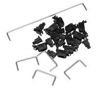 Agwuoetr Steel Plate Satellite Shaft for Mechanical Keyboard Cherry MX Switch Black Mounted 6.25U 2U Stabilizers-1