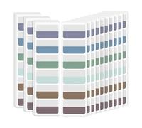 Agwuoetr Sticky Index Tabs 1.8 X 1.1 Inch Writable Page Tabs Transparent for NotebooksFiles
