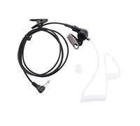 Agwuoetr Straight Listen Only Transparent Flexible Acoustic Tube Earpiece 3.5mm Earphone headset Mono Jack for Walkie-talkie