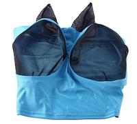 Agwuoetr Stretchy Fitting Horse Fly Mask with UV Protection Soft on Skin with Breathability Blue