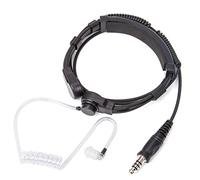 Agwuoetr Telescopic Heavy Duty Throat Vibration Headset Plug for Walkie Talkie Radio