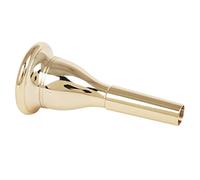 Agwuoetr Tuba Mouthpiece Solid Brass Construction Gold Plated Musical Instrument Accessories Brass Instrument Accessories Gold
