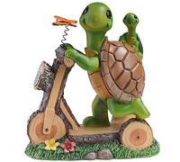 Agwuoetr Turtle Outdoor Solar Light Turtle Statue Night Light Cute Turtle Small Butterfly Decoration Statue Outdoor