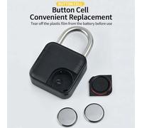 Agwuoetr Tuya Bluetooth Smart Fingerprint Door Lock Keyless Quick Unlock Anti Theft Padlock IP67 Waterproof Home Securit Lock-B Easy Install