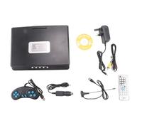 Agwuoetr UK Plug 9.8Inch Portable Mobile DVD EVD HD Player Supports Games Built-In 3D Sound Processing Supports FM Radio Function