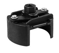 Agwuoetr Universal Adjustable Two-Jaws Oil Filter Wrench Filter 60-80mm Filter Wrenches Remover Steel Fuel Cast Two-Claw Easy to Use Black