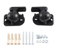 Agwuoetr Universal Rotatable Speaker Wall Mount Stand Bracket 1 Pair Black